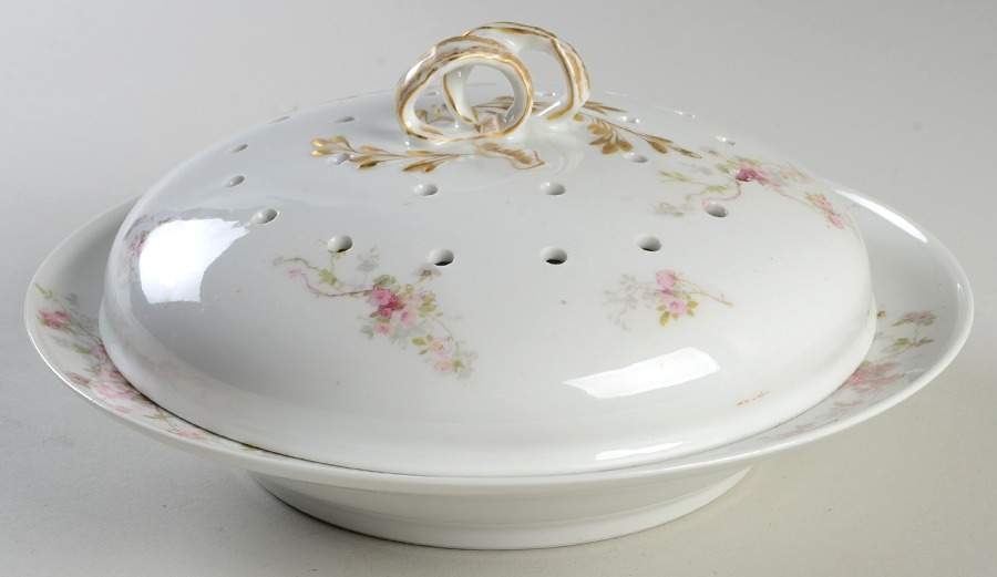 CHF411 Pancake Dish & Lid by Charles Field Haviland-1