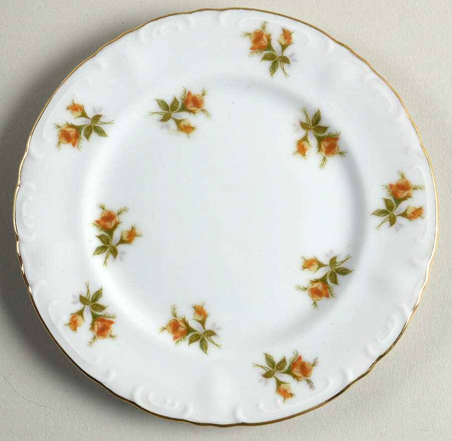 CHE10 Bread & Butter Plate by Cherry China (Japan)-1