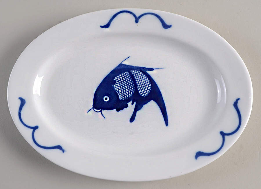 CX21 10" Oval Serving Platter by China (Made in China)-1