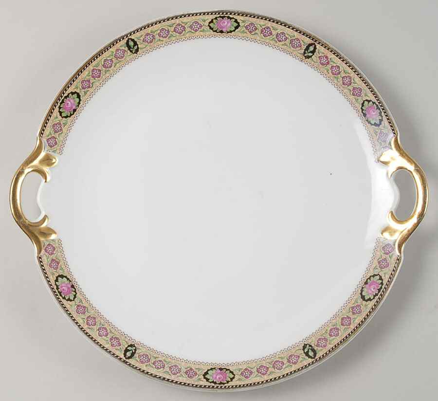 Zita Handled Cake Plate by Crown Imperial-1