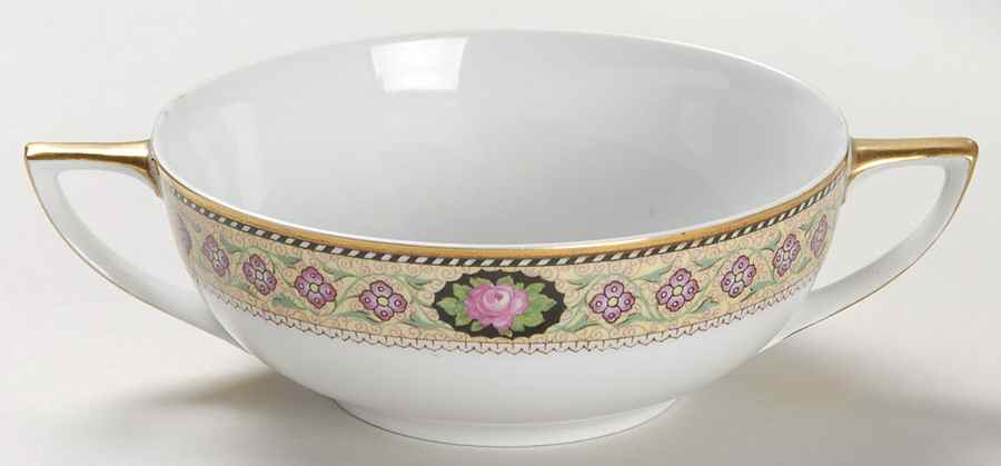 Zita Flat Cream Soup Bowl by Crown Imperial-1