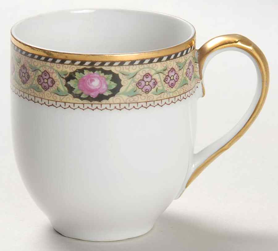Zita Flat Demitasse Cup by Crown Imperial-1