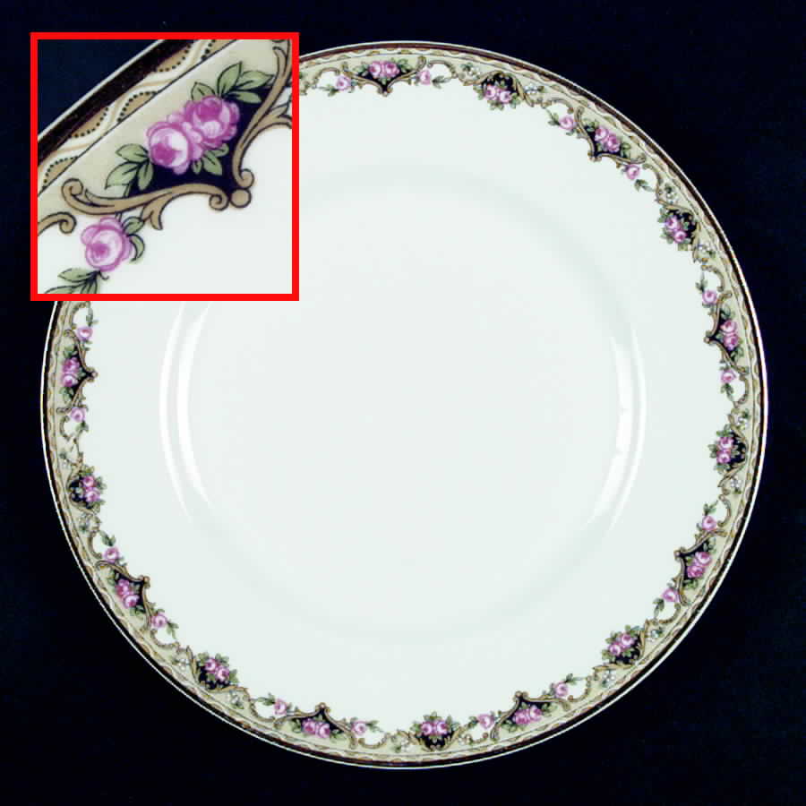 CHF417 Dinner Plate by Charles Field Haviland-1