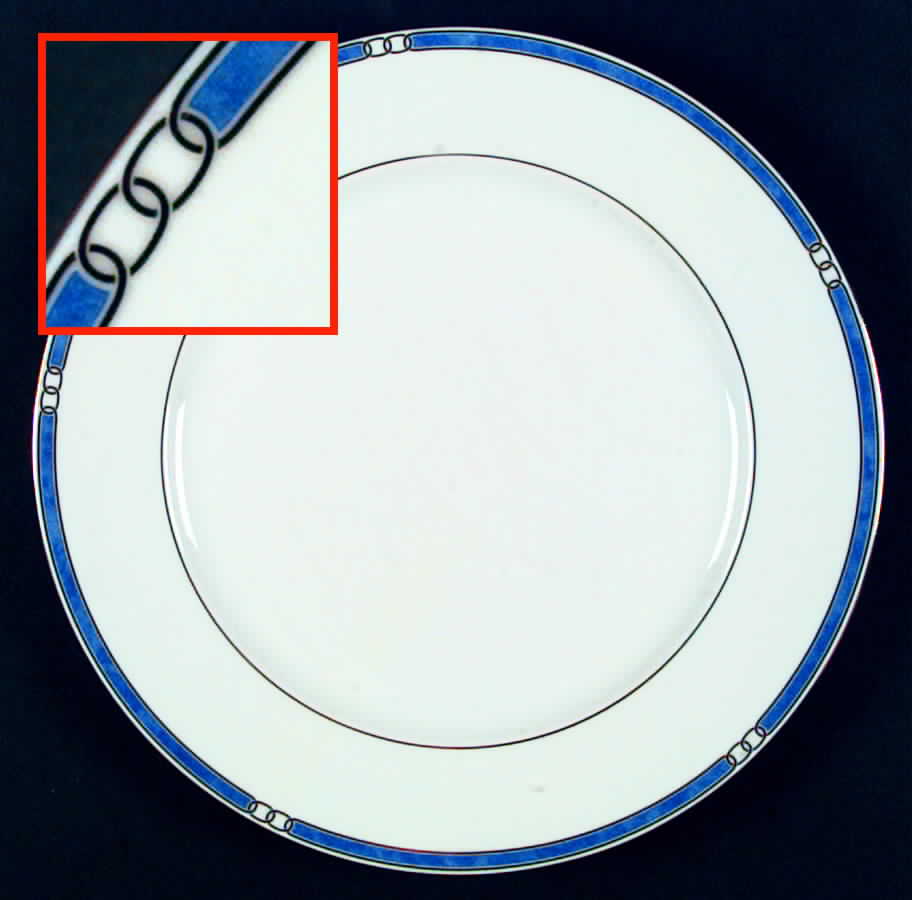 Alliance Bleu Dinner Plate by Christofle-1