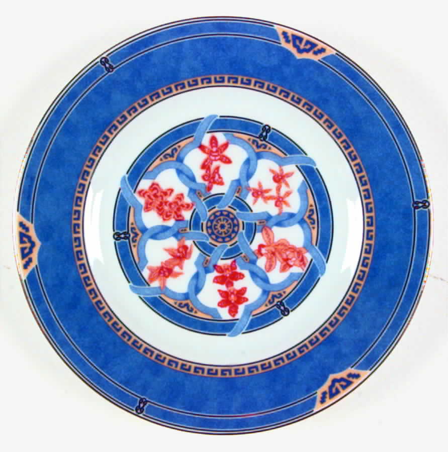 Ginkgo Bleu Bread & Butter Plate by Christofle-1