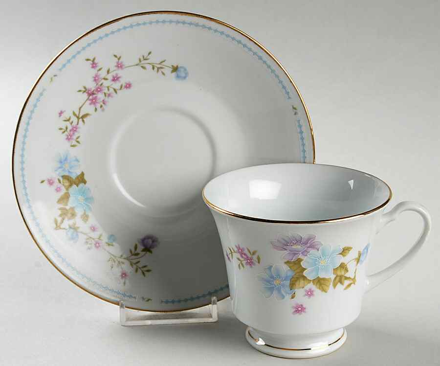 CGA3 Footed Cup & Saucer Set by China Garden-1