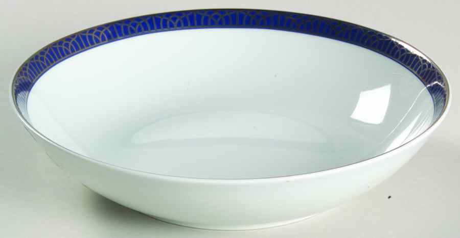 Talisman Platinum Bleu Soup/Cereal Bowl by Christofle-1