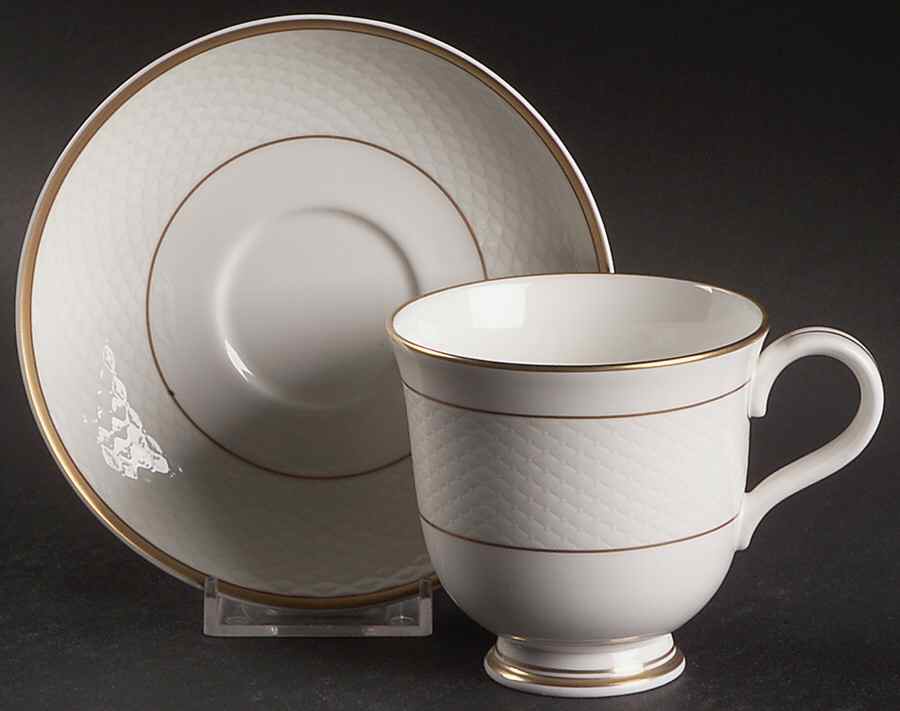 Messidor Footed Cup & Saucer Set by Christofle-1