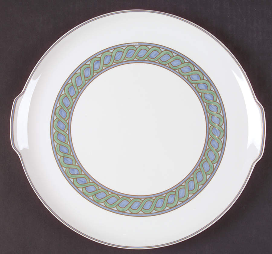 Torsada Handled Cake Plate by Christofle-1