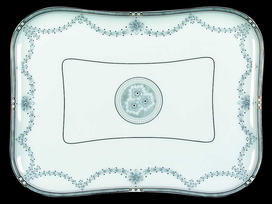 Marquise Gray Rectangular Dish by Christofle-1