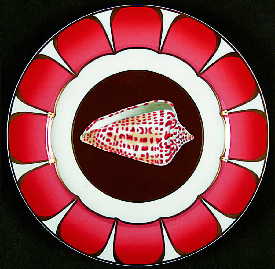 Coquilles Des Mers Dessert/Pie Plate by Lynn Chase-1