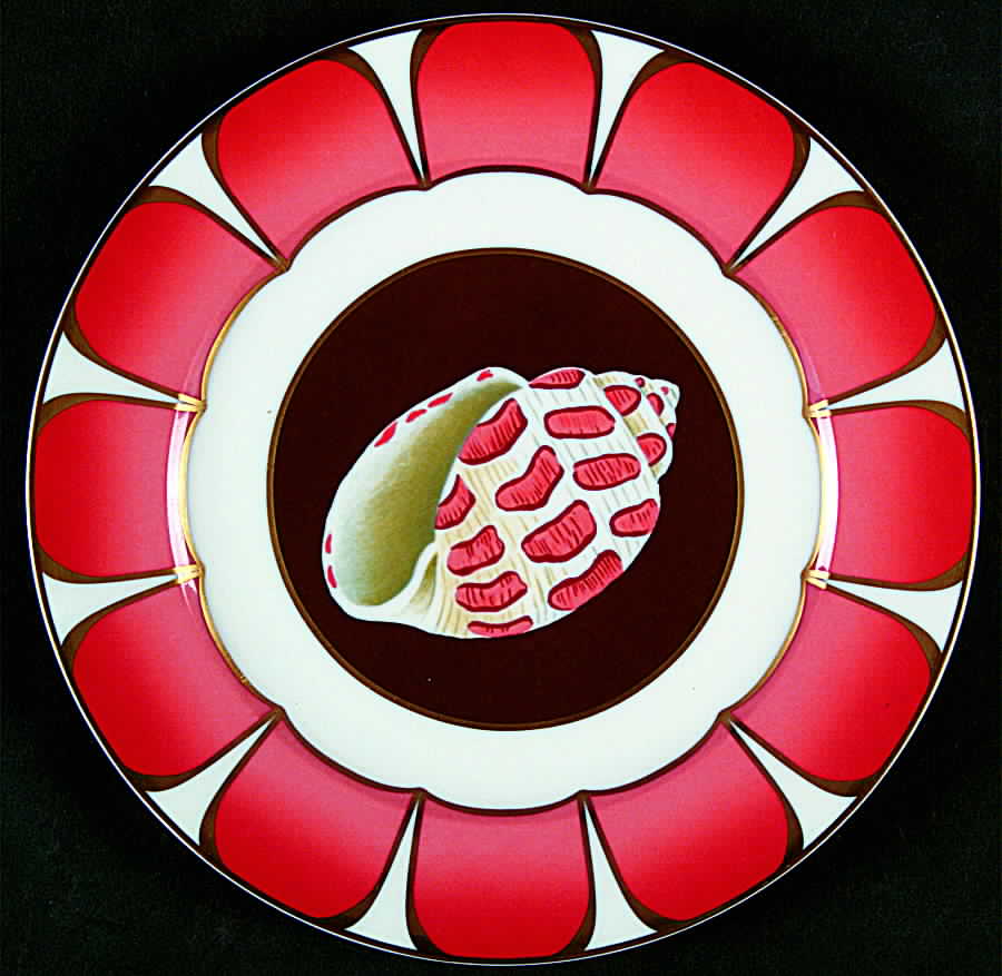 Coquilles Des Mers Dessert/Pie Plate by Lynn Chase-1