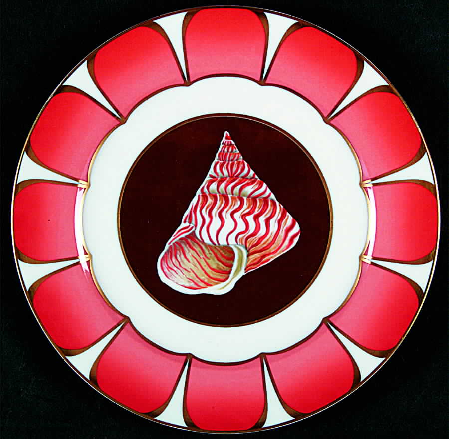 Coquilles Des Mers Dessert/Pie Plate by Lynn Chase-1