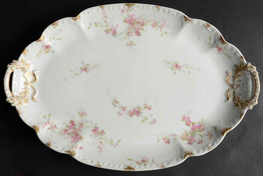 CHF421 16" Oval Serving Platter by Charles Field Haviland-1