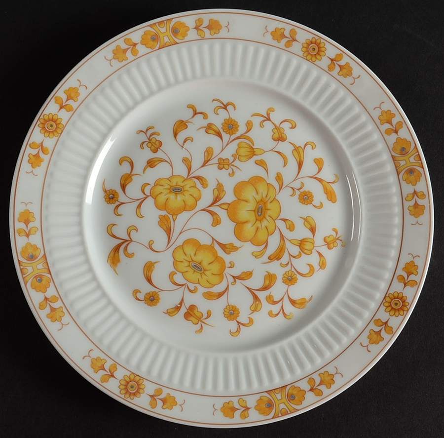 Medicis (Yellow) Salad Plate by Ceralene-1