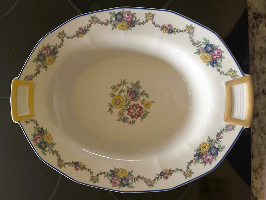 CHF424 9" Oval Vegetable Bowl by Charles Field Haviland-1