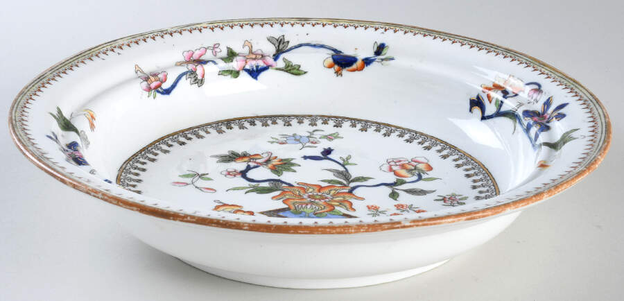 Flower Pot (Filigree) Round Vegetable No Lid by Coalport-1