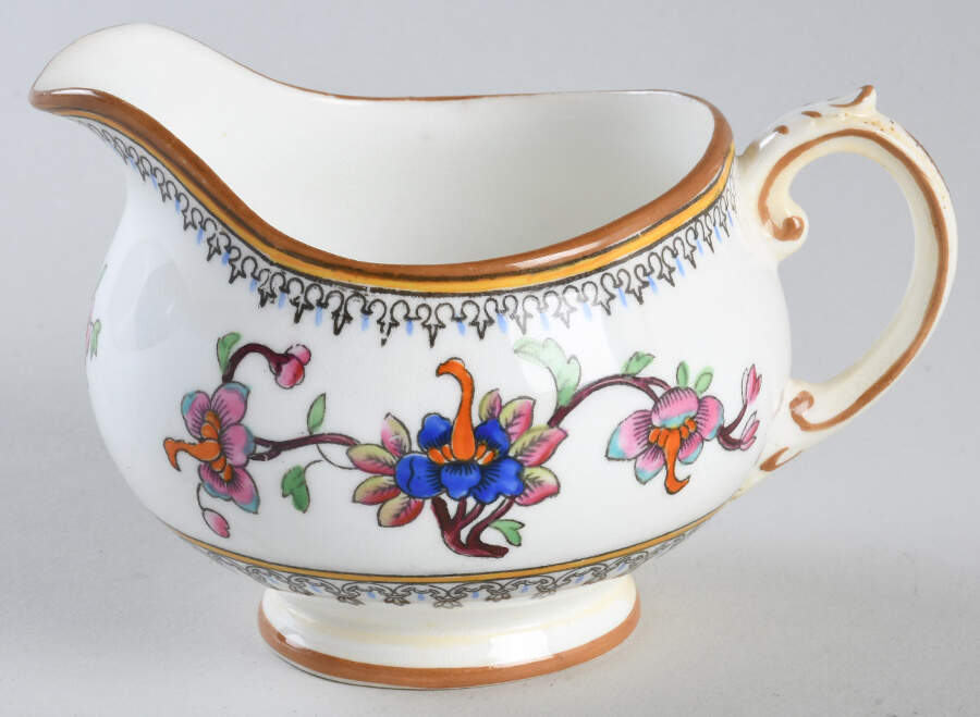 Flower Pot (Filigree) Creamer by Coalport-1