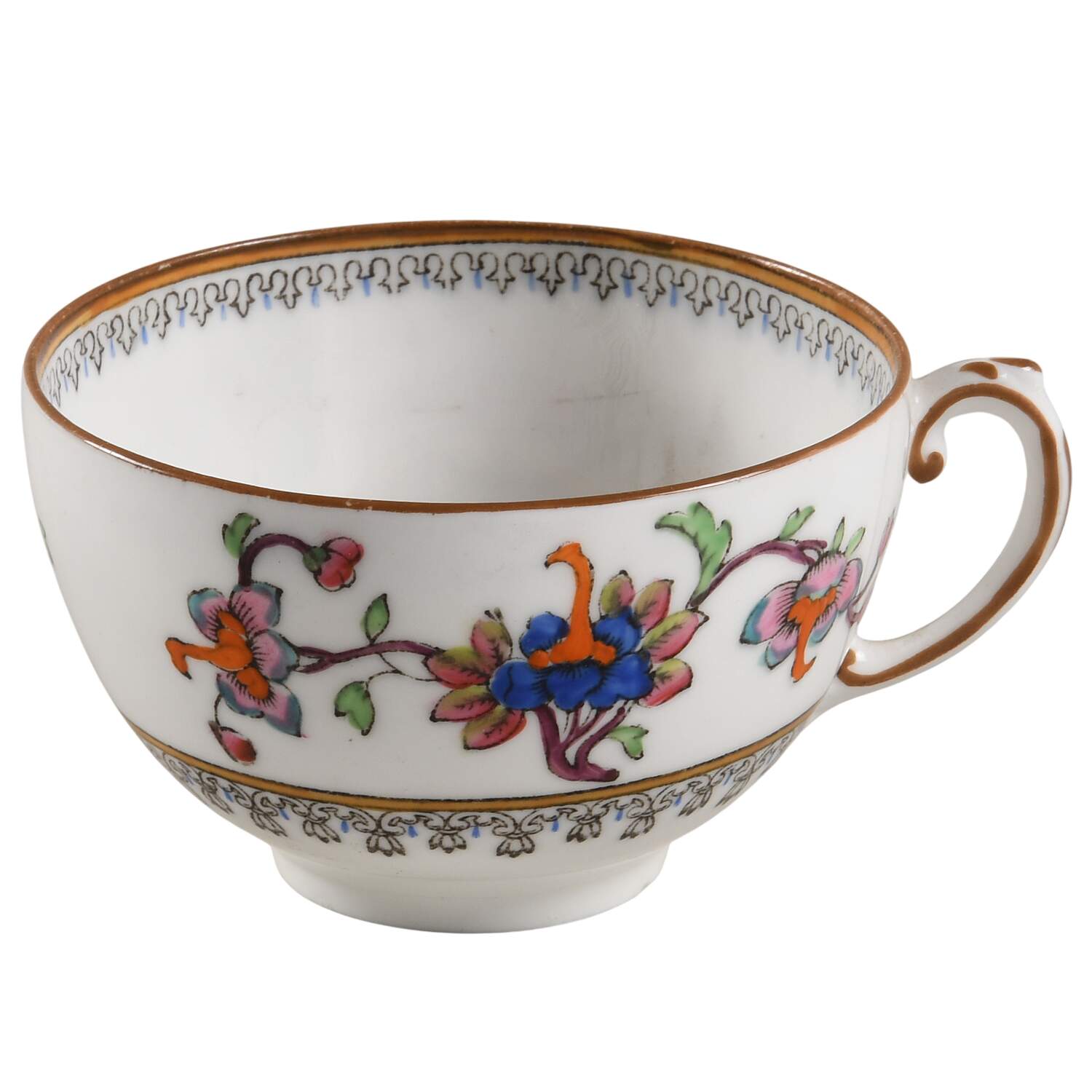 Flower Pot (Filigree) Flat Cup by Coalport-1