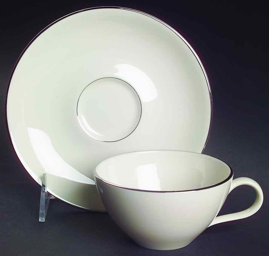 Classique Flat Cup & Saucer Set by Cathedral-1