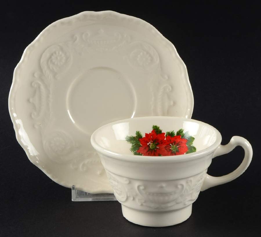 CAN64 Footed Cup & Saucer Set by Canonsburg-1