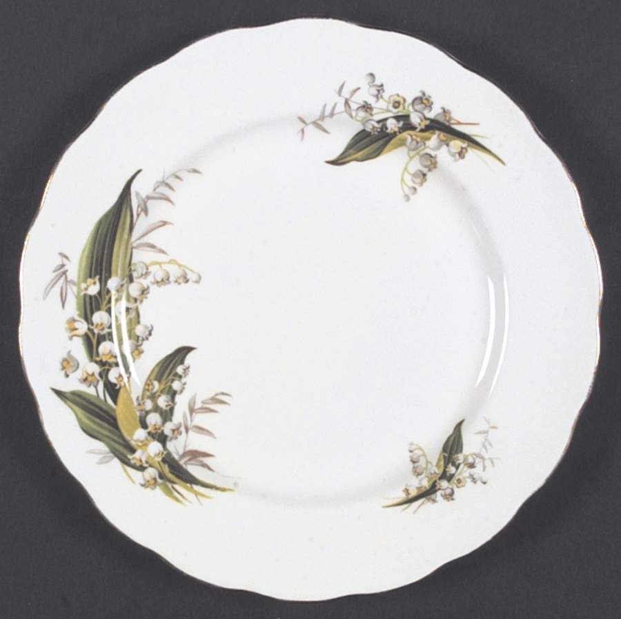 Lily of the Valley Dinner Plate by Colclough-1