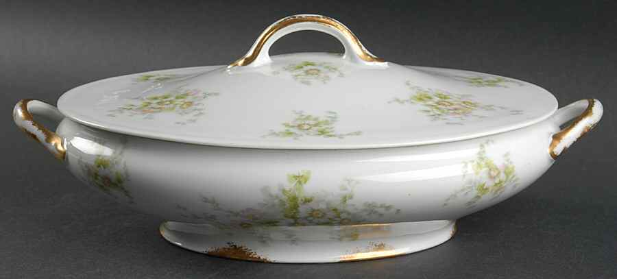 CHF428 Oval Covered Vegetable by Charles Field Haviland-1