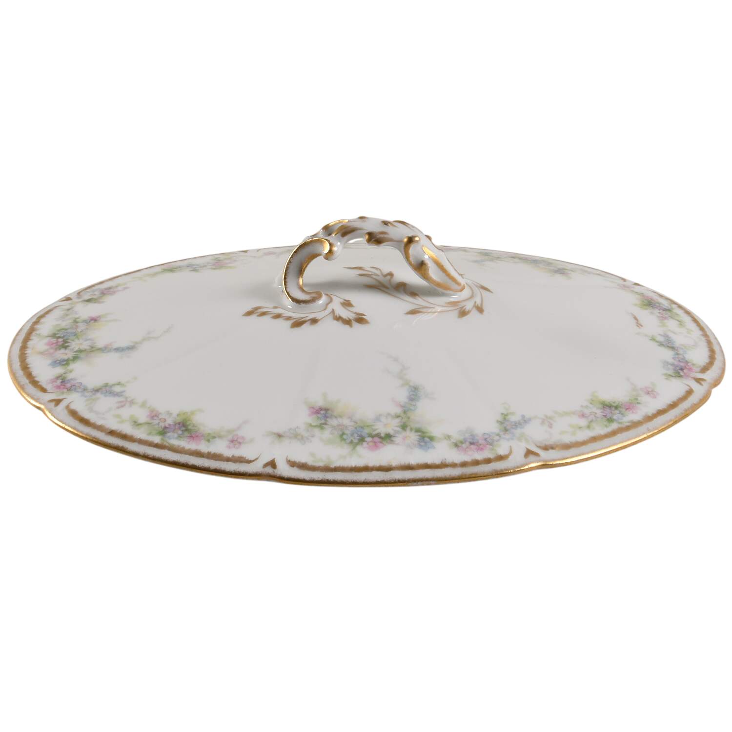 CHF429 Lid for Oval Vegetable by Charles Field Haviland-1