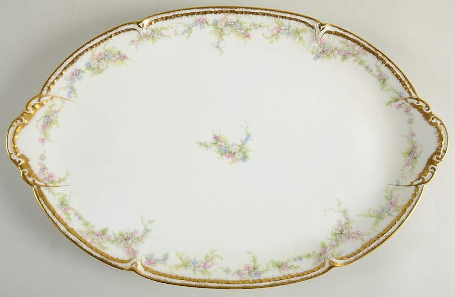 CHF429 17" Oval Serving Platter by Charles Field Haviland-1