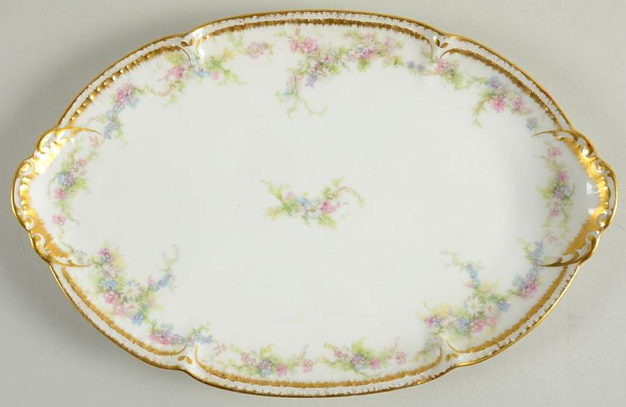 CHF429 12" Oval Serving Platter by Charles Field Haviland-1