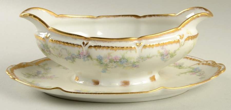 CHF429 Gravy Boat with Attached Underplate by Charles Field Haviland-1