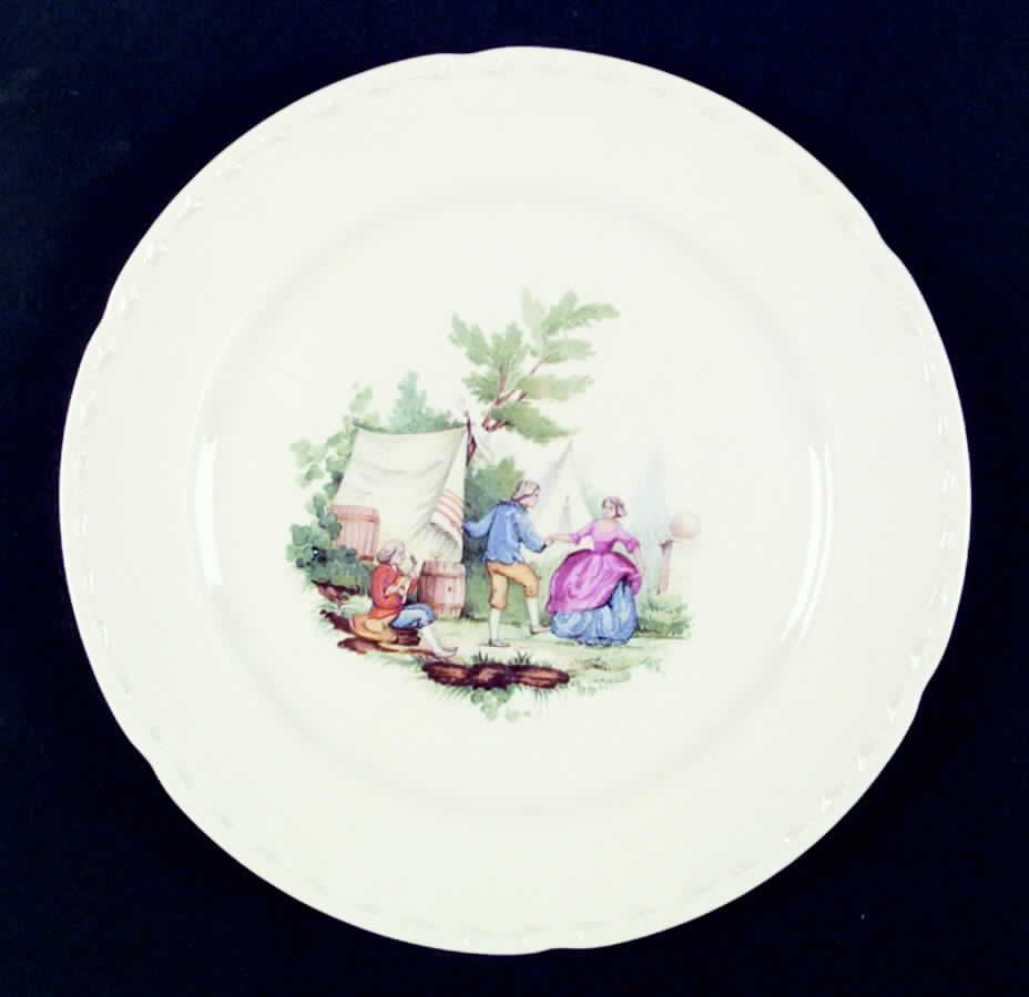 CRO139 Dinner Plate by Crooksville-1
