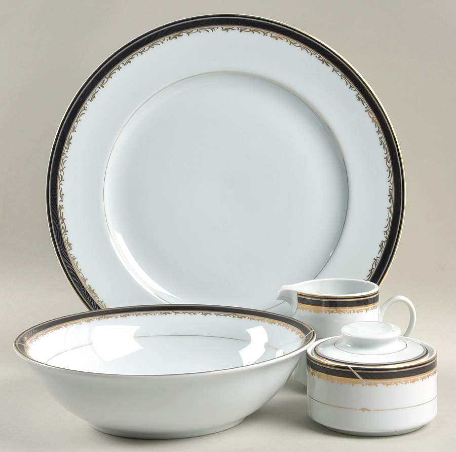 University Black 5 Piece Hostess Set by Christopher Stuart-1