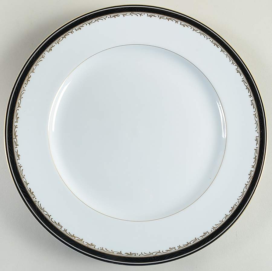 University Black 12" Chop Plate (Round Platter) by Christopher Stuart-1