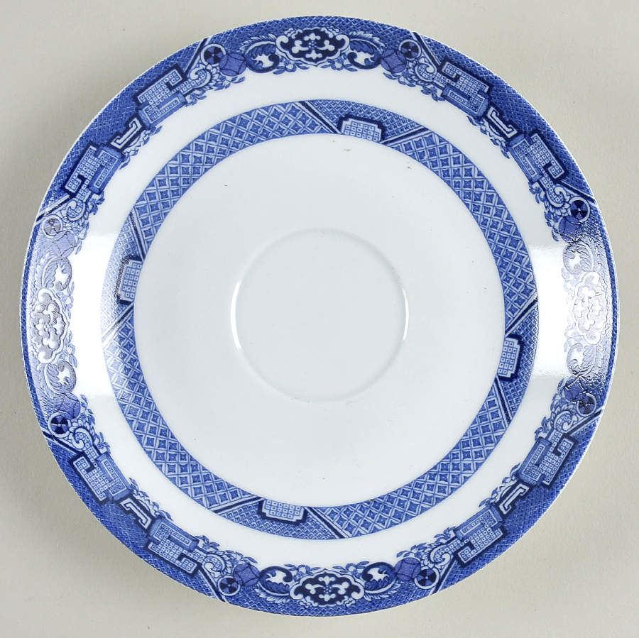 Blue Willow Saucer by Cuthbertson-1