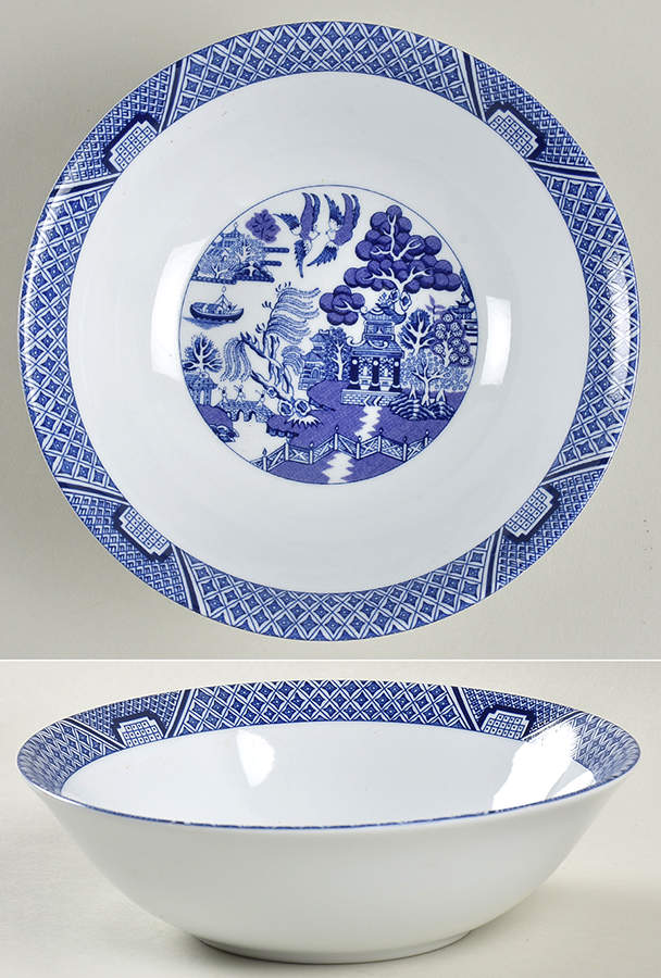 Blue Willow Coupe Cereal Bowl by Cuthbertson-1