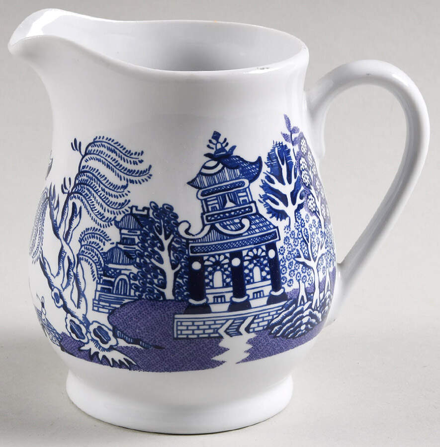 Blue Willow Creamer by Cuthbertson-1