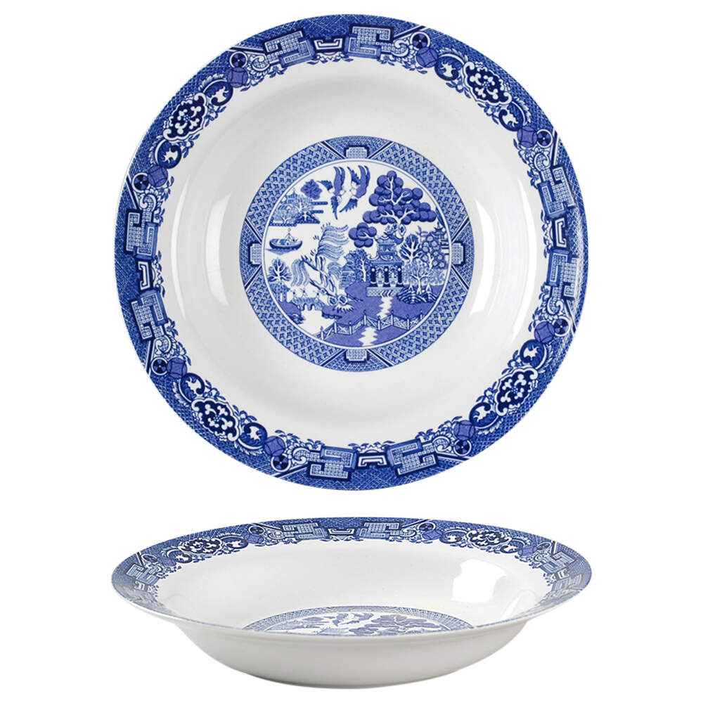 Blue Willow Rim Soup Bowl by Cuthbertson-1