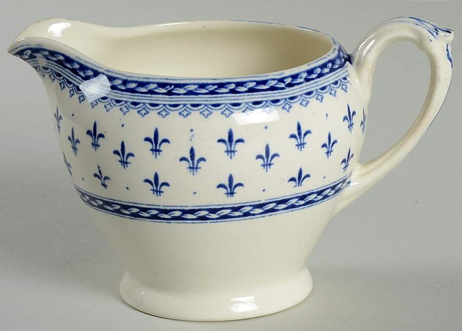 Albion Blue Creamer by Crown Ducal-1