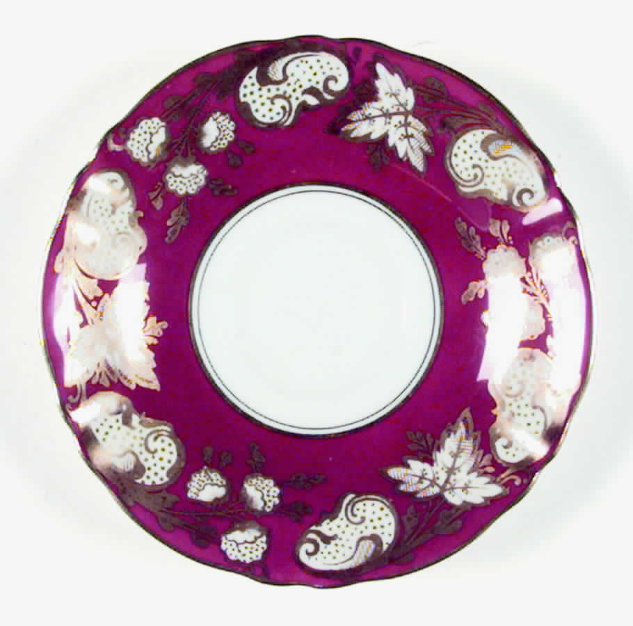 A13878 Saucer by Crown Staffordshire-1