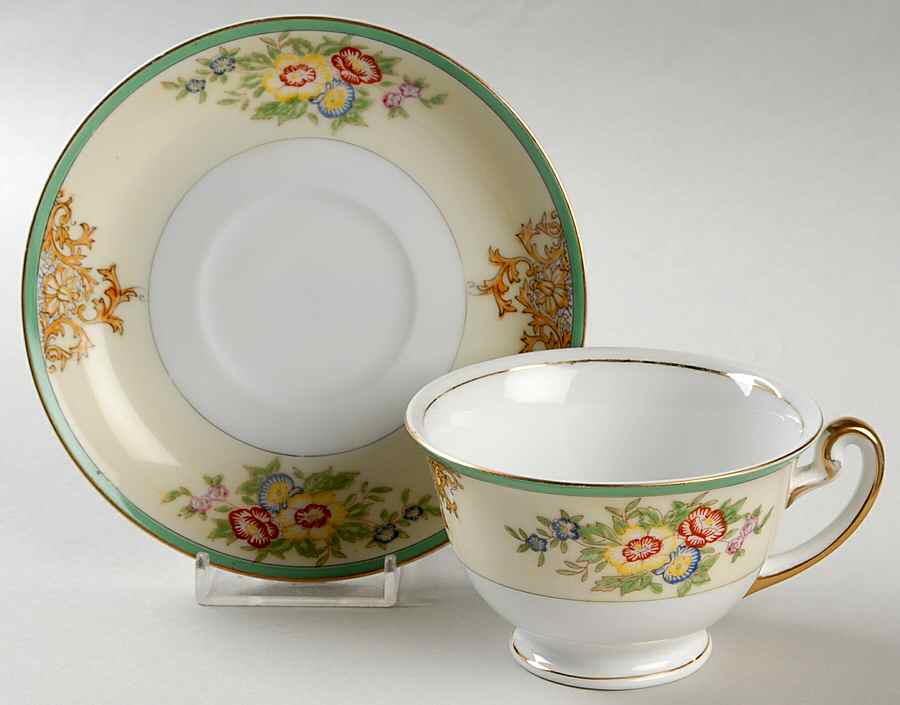 CEB51 Footed Cup & Saucer Set by Celebrate-1