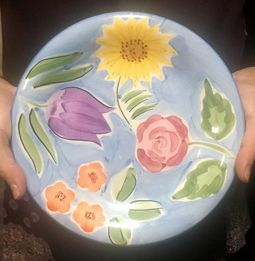 Garden Party Salad Plate by Cooks Club-1