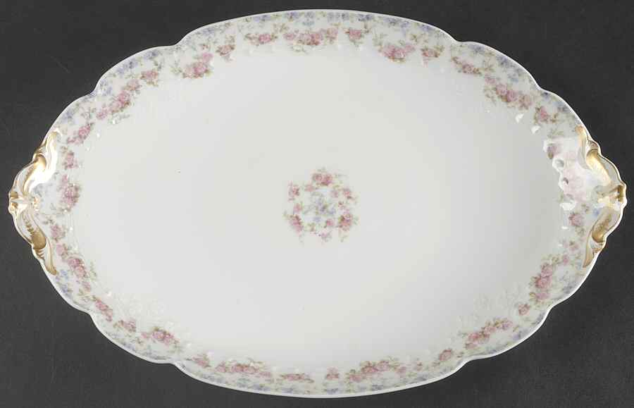 Schleiger 195i 14" Oval Serving Platter by Charles Field Haviland-1