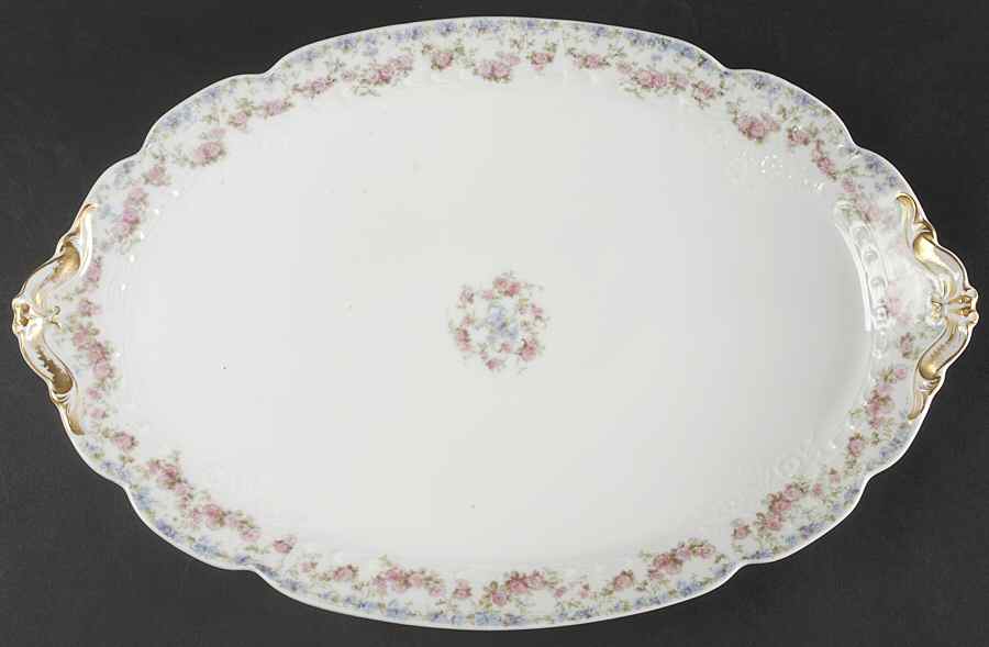 Schleiger 195i 16" Oval Serving Platter by Charles Field Haviland-1