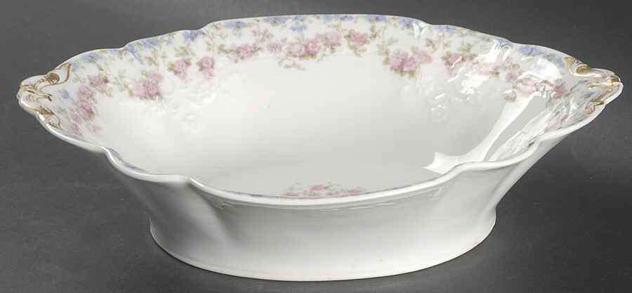 Schleiger 195i 10" Oval Vegetable Bowl by Charles Field Haviland-1