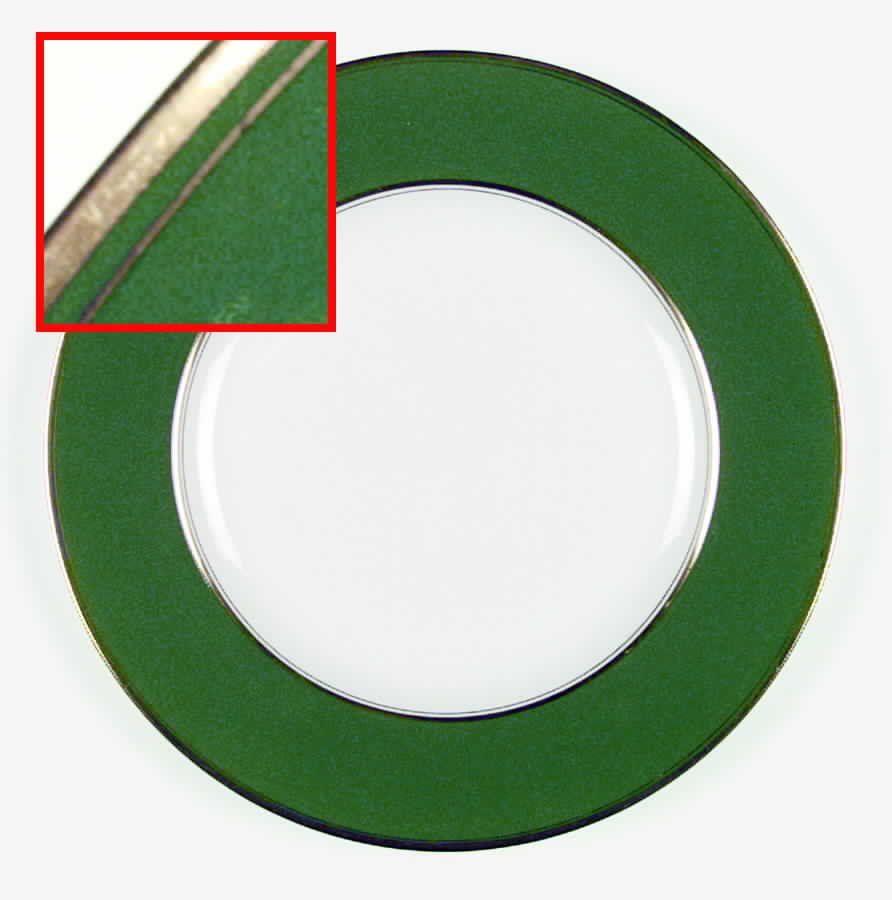 Deeside (Teal Green) Dinner Plate by Crown Ducal-1