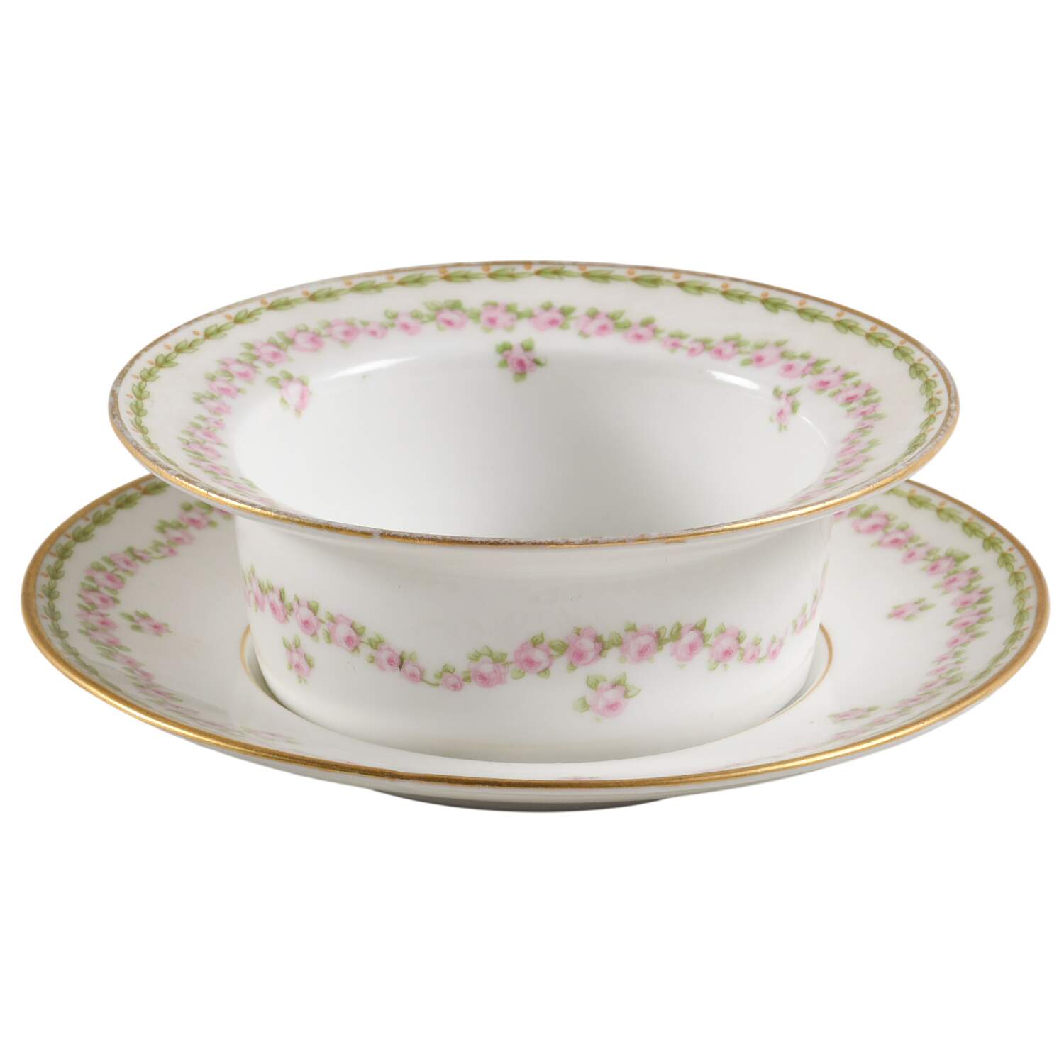 CHF435 Ramekin & Saucer Set by Charles Field Haviland-1
