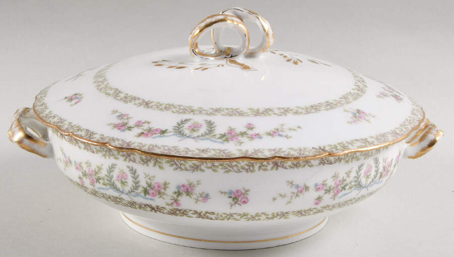 CHF436 Round Covered Vegetable by Charles Field Haviland-1