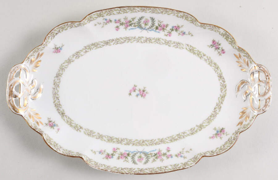 CHF436 12" Oval Serving Platter by Charles Field Haviland-1