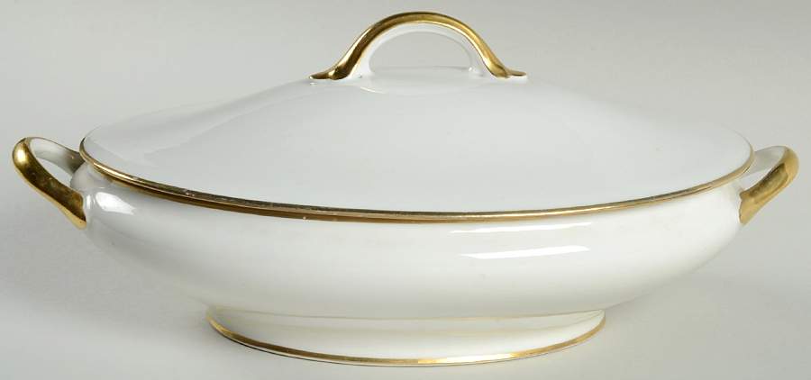 Schleiger 184 Oval Covered Vegetable by Charles Field Haviland-1